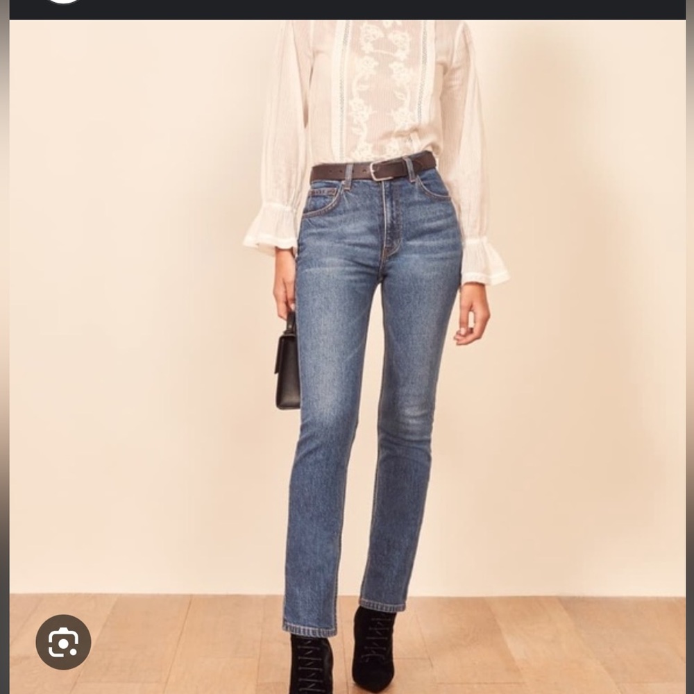 Liza High Rise Straight Jeans Size 25